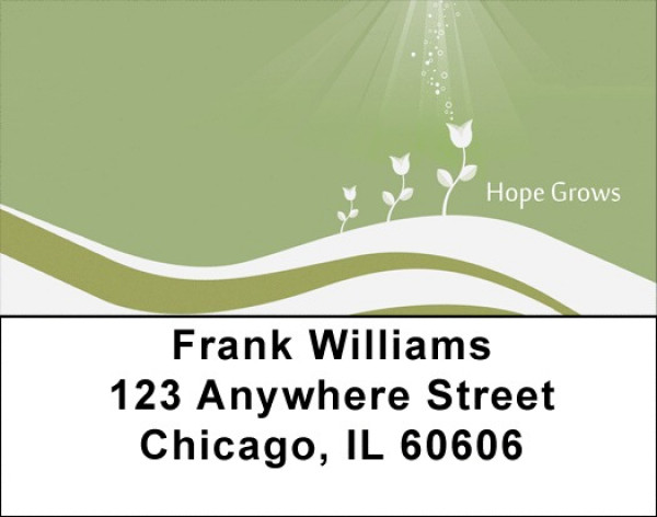Hope Grows Hope Endures Address Labels | LBQBI-64