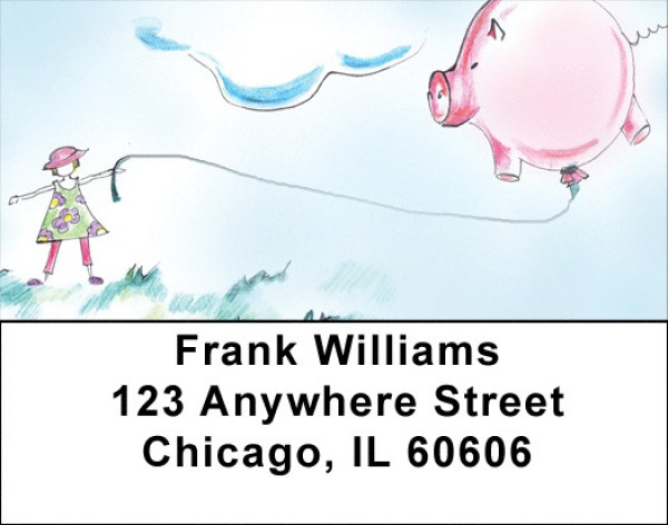 When Pigs Fly Address Labels | LBQBJ-04