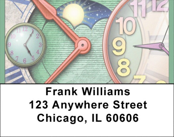 Clocking Time Address Labels | LBQBJ-20