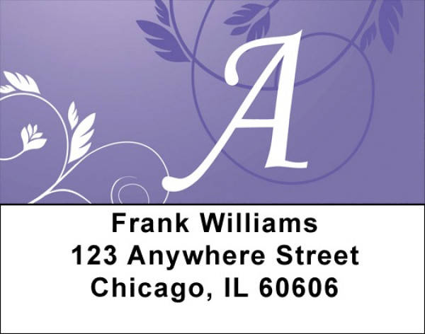 Purple Prosperity - A Address Labels | LBQBK-81