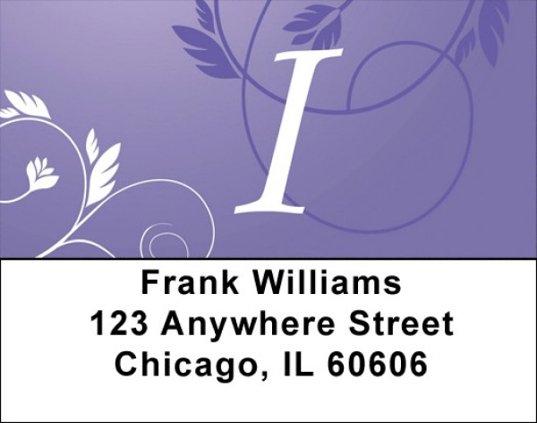 Purple Prosperity -I Address Labels | LBQBK-89