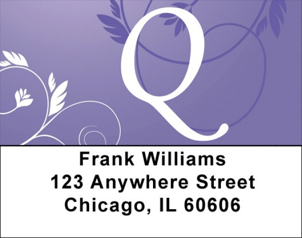 Purple Prosperity -Q Address Labels | LBQBK-97