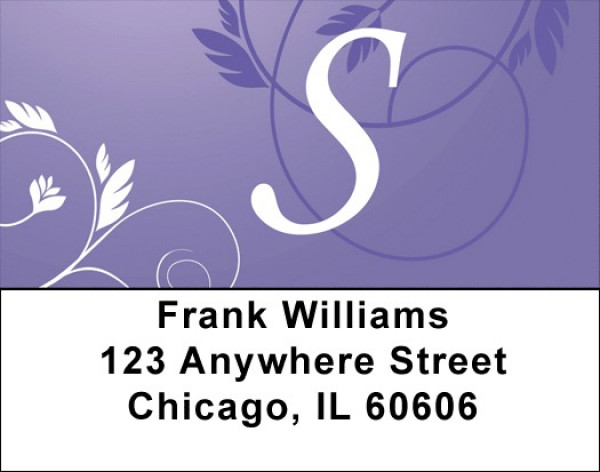 Purple Prosperity -S Address Labels | LBQBK-99