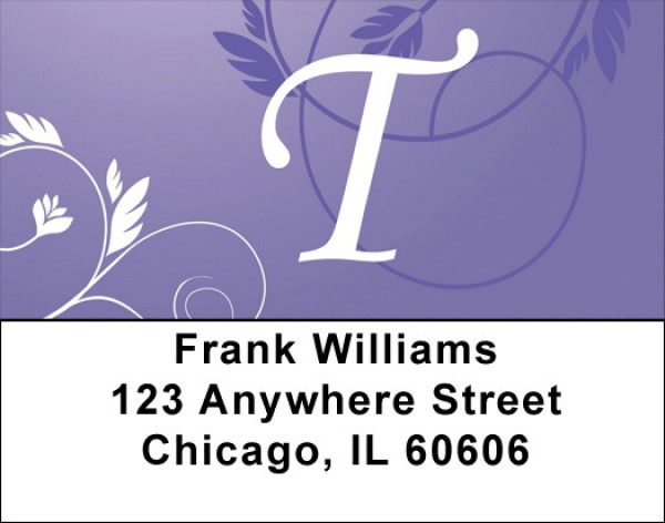 Purple Prosperity -T Address Labels | LBQBL-01