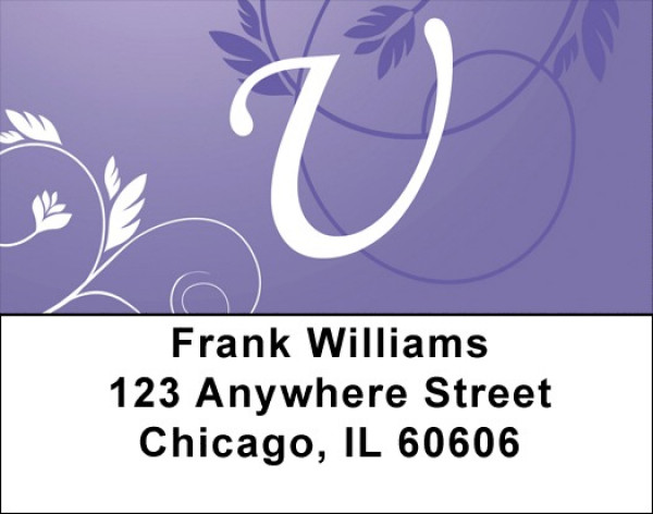 Purple Prosperity -U Address Labels | LBQBL-02