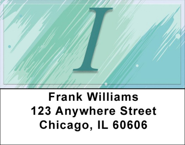 Restoration Monograms - I Address Labels | LBQBL-42