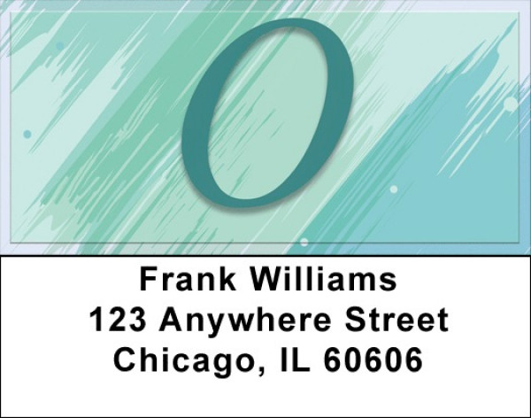 Restoration Monograms - O Address Labels | LBQBL-48
