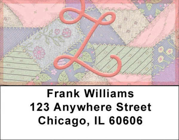 Shabby Chic Monograms - Z Address Labels | LBQBL-85