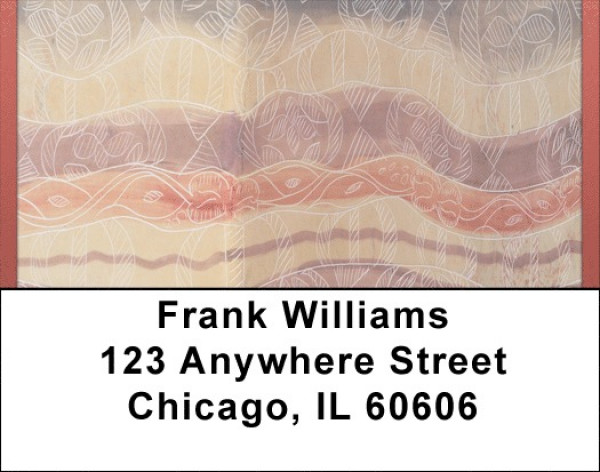 African Inspired Prints Address Labels | LBQBM-50
