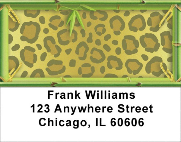 Tropical Animal Prints Address Labels | LBQBM-55