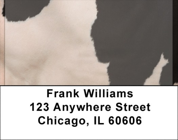 Holstein Cowhides Address Labels | LBQBM-59