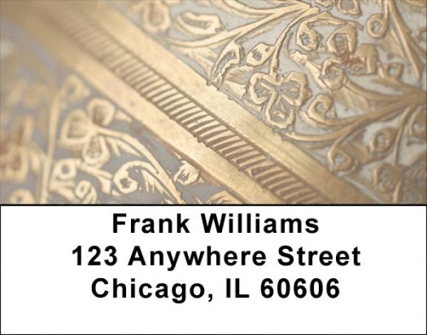 Golden Antiques Address Labels | LBQBM-66