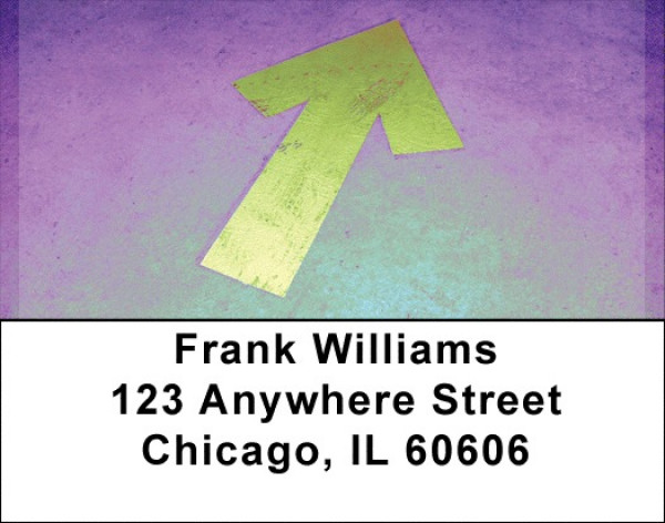 Up Arrows Address Labels | LBQBM-68