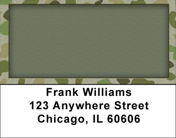 Camo Address Labels | LBQBM-69