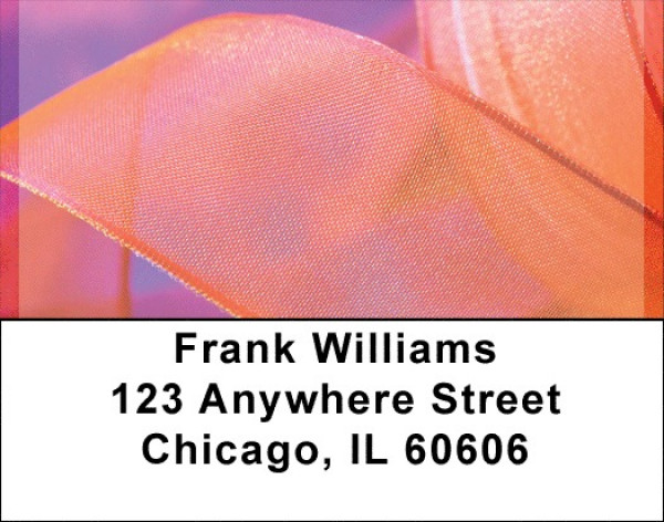 Ribbons Of Celebration Address Labels | LBQBN-17