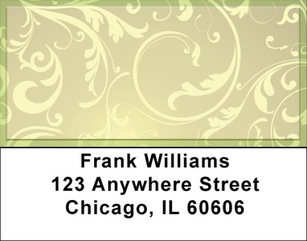 Refreshing Florish Address Labels | LBQBN-33