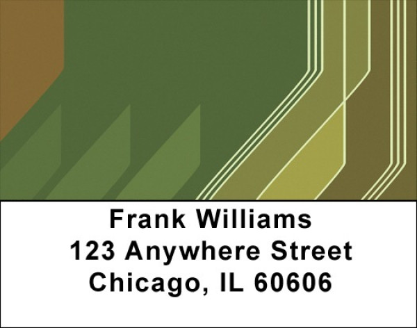 White Lines Address Labels | LBQBN-50
