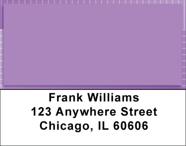 Lines Of Lavendar Address Labels | LBQBN-57
