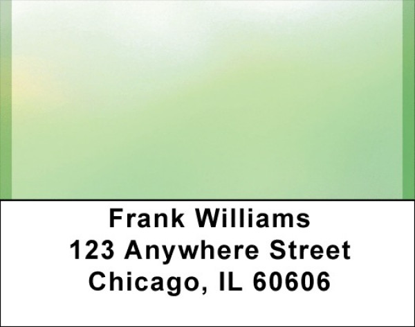 Green Fog Address Labels | LBQBN-71