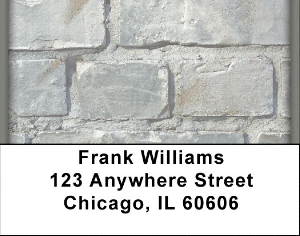 The Brick Wall Address Labels | LBQBO-07