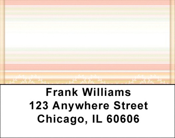 Country Stripes Address Labels | LBQBO-10