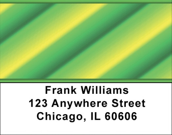 Stripes Citrus Inspired Address Labels | LBQBO-19