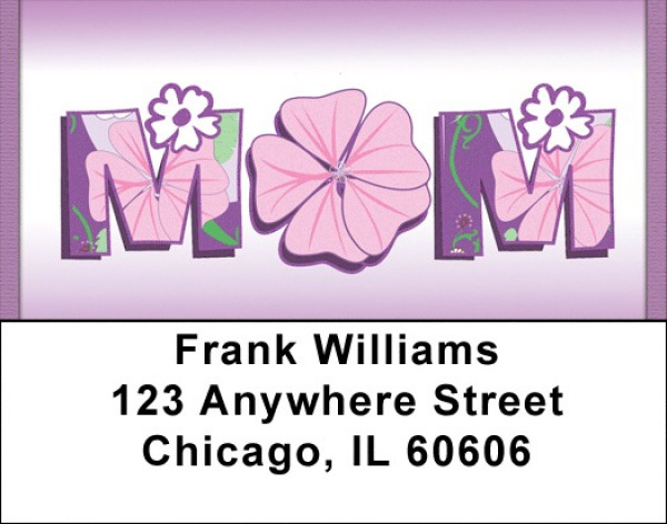 Retro Mom Address Labels | LBQBO-64