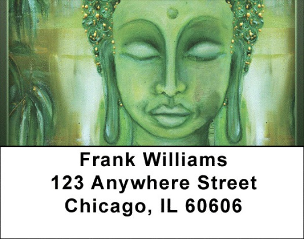 Many Faces Of Buddah Address Labels | LBQBO-76