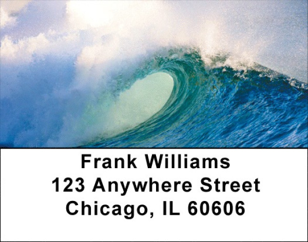 Giant Surf Is Up Address Labels | LBQBP-04