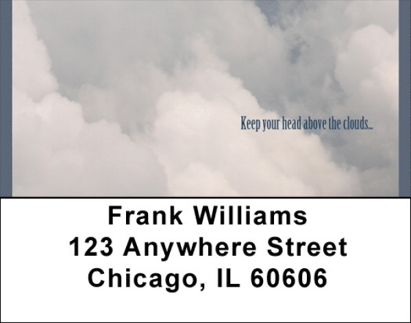 In The Clouds Address Labels | LBQBP-15