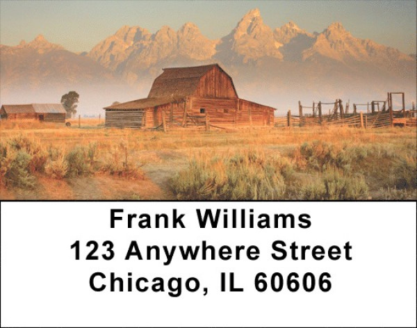 Misty Memories Of Mountain Ranch Address Labels | LBQBP-19