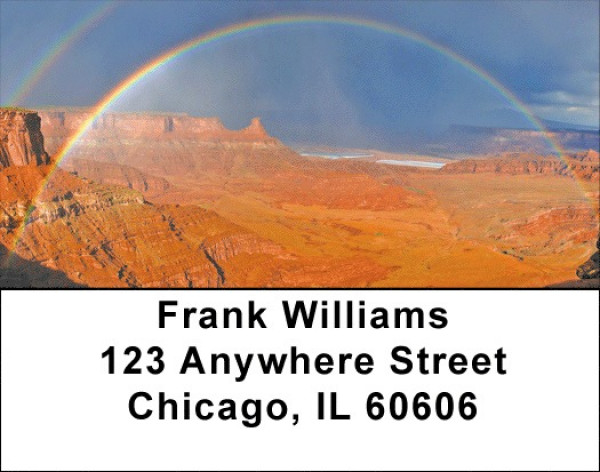 Scenic Rainbows Address Labels | LBQBP-61