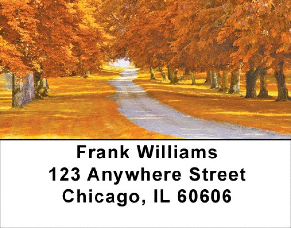 Explore Autumn Address Labels | LBQBP-63