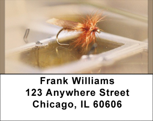 Fly Fishing Address Labels | LBQBP-98
