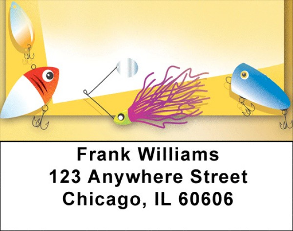 Lures For The Big Catch Address Labels | LBQBQ-01