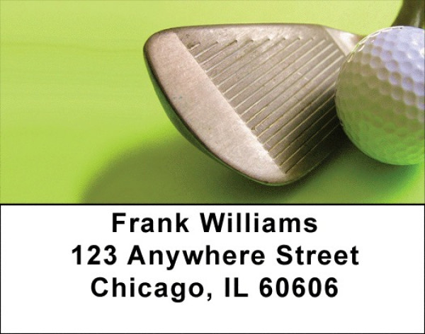 Golf Green Address Labels | LBQBQ-19