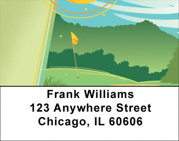 Golf Reflections Address Labels | LBQBQ-22