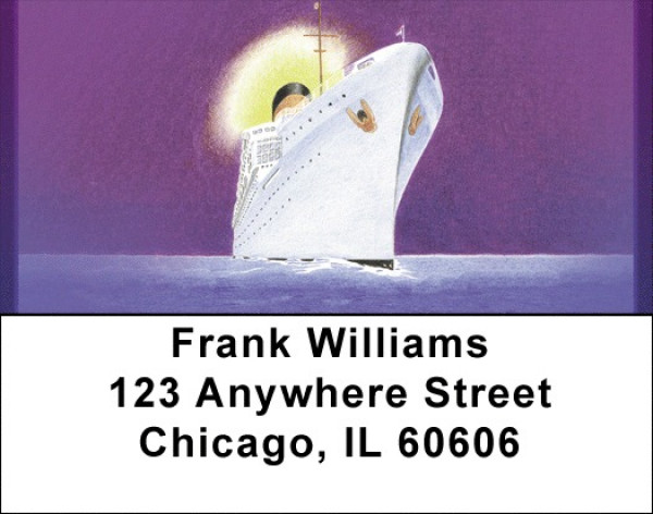 Moonlight Cruise Address Labels | LBQBQ-61