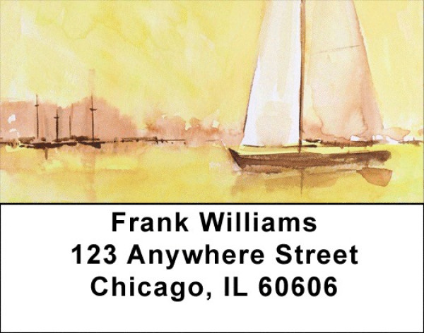 Sailing The Seas Address Labels | LBQBQ-65
