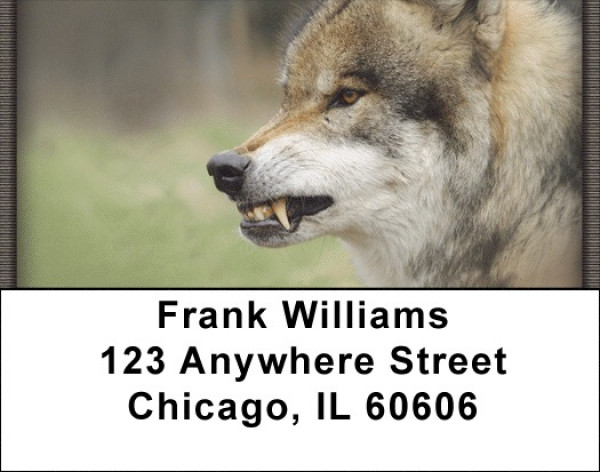 Wolves In Motion Address Labels | LBQBQ-81