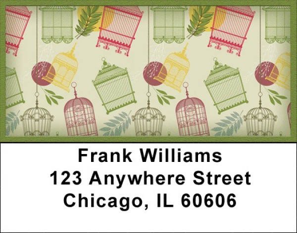 Bird Cages Address Labels | LBQBR-31
