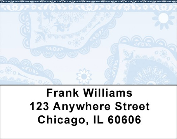 Classic Paisley Address Labels | LBQBR-39
