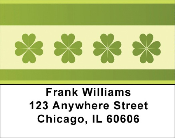 Lucky Clover Address Labels | LBQBR-70