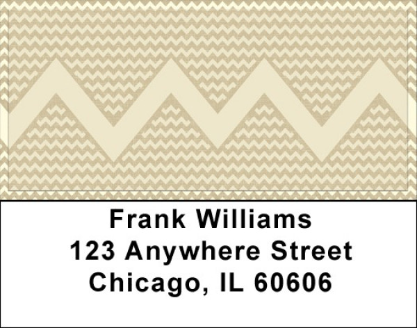 Modern Chevrons Address Labels | LBQBR-71