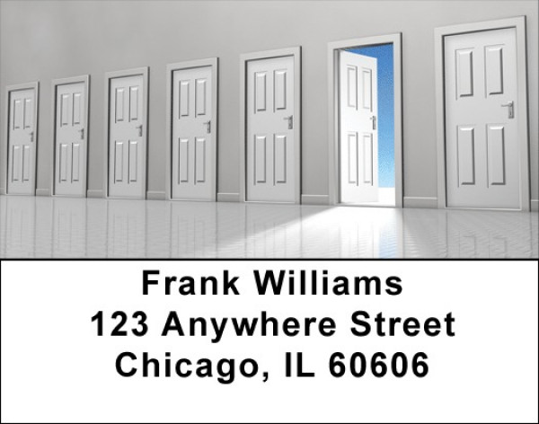 Open Door Address Labels | LBQBR-73