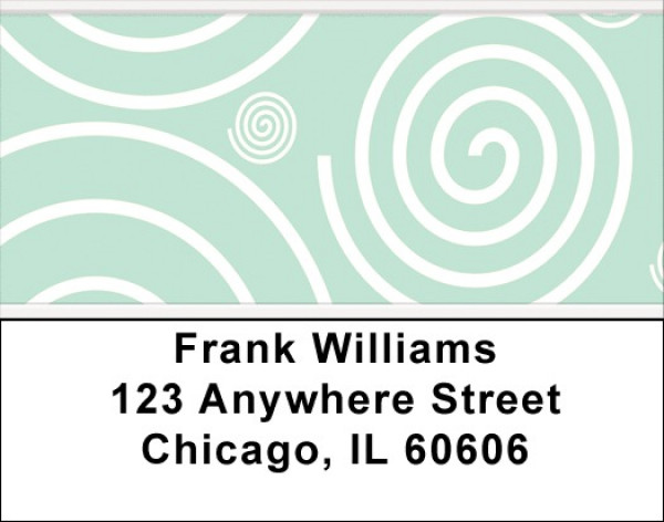 Sassy Spirals Address Labels | LBQBR-78