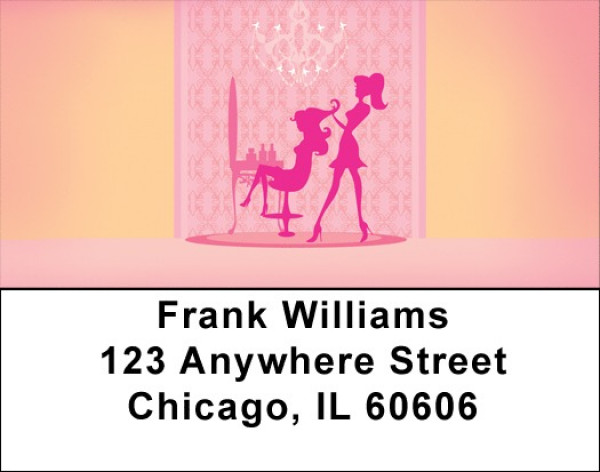 Girly Stylin' Address Labels | LBQBR-87