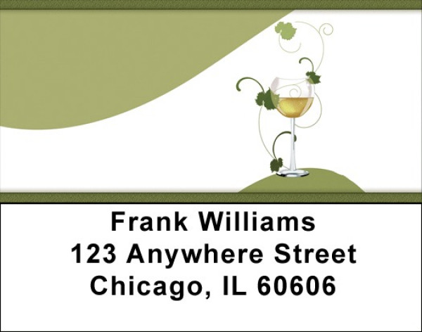 White Wine Address Labels | LBQBR-94