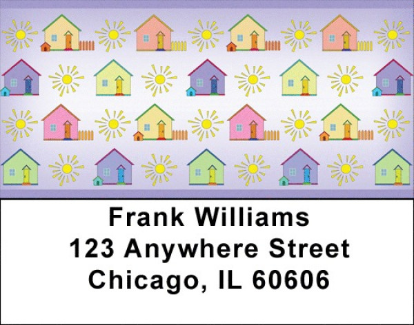 Bright Sunshine Of Home Address Labels | LBQBR-99