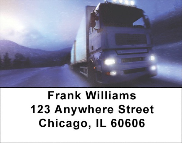 Mountain Trucking Address Labels | LBQBS-23